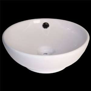  Fontaine Mini Round Porcelain Vessel Sink   FSA PVS JX8050 