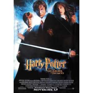  HARRY POTTER AND THE CHAMBER OF SECRETS MOVIE POSTER(Size 