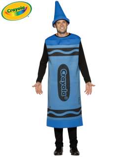 Adult Crayola Crayon Fancy Dress Costume (L/XL) Blue  