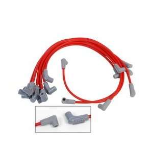 Custom Spark Plug Wire Set Marine HEI Cap Red Super Conductor 8.5mm