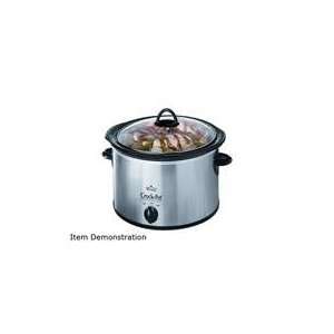 CROCK POT 3040 BC Stainless Steel Slow Cooker:  Kitchen 