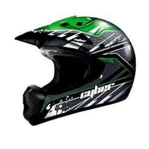  Cyber Helmets UX 22 Graphics Helmet , Color Green/Black 
