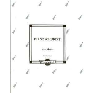 Schubert, Franz   Ave Maria, D. 839, Viola and Piano. Published by 