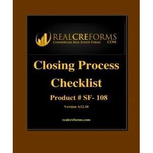  Closing Process Check List: Office Products