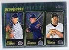 2001 Topps Chrome MICHAEL CUDDYER, JOE LAWRENCE, CHOO FREEMAN ROOKIE 