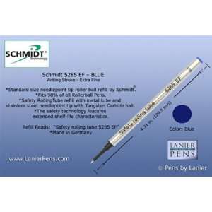  Schmidt 5285 Extra Fine Rollerball Metal Refill   Blue Ink 