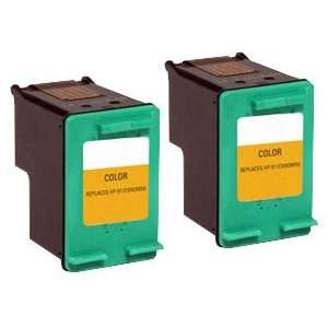 CS © Compatible HP 93 Tri Color Ink Cartridges, HP CC581FN   2 Pack