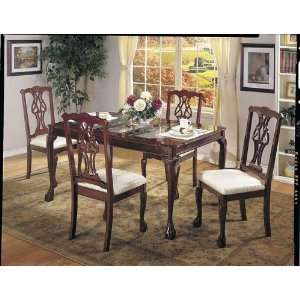  Claw Leg Table And 4 Side Chairs By Acme Furniture: Home 
