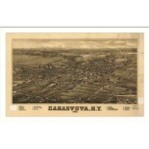  Historic Canastota, New York, c. 1885 (M) Panoramic Map 