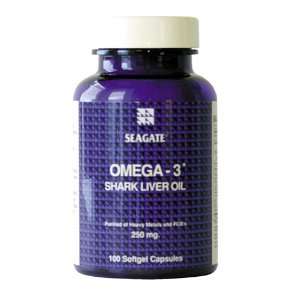  Seagate Omega 3 Shark Liver Oil 250 mg (100 soft gels 