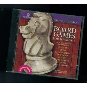Board Games for Windows CDR 721. Swift Jewel Cosmi. CHECKERS, CHESS 