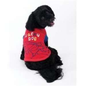  Ethical Fashion Seasonal 688907 Small Lucky Dog Tee   Red 