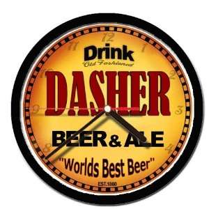  DASHER beer ale wall clock 