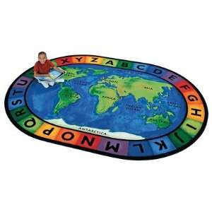  Circletime Around the World Kids Rug Size 83 x 118 