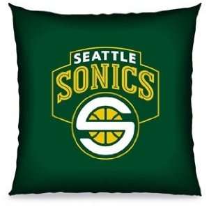   Seattle SuperSonics NBA 12 x 12 in Souvenir Pillow