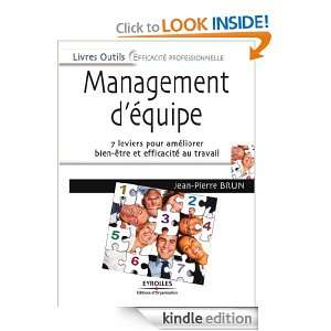Management déquipe (Livres Outils) (French Edition) Jean Pierre 