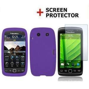  Silicone Case Blackberry Torch 9860 Purple SLC10 BB9860PP 