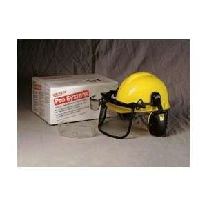 Loggers Safety Cap w/Ear Muffs and Face Protection 