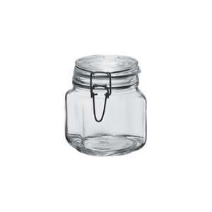  Glass Hermetic Click Lid Kitchen Canister Storage Jar 