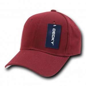  by DECKY MAROON SIZE FITTED BASEBALL CAP HAT CAPS HATS 