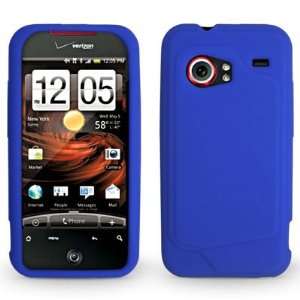 DECORO BRAND PREMIUM SILICONE CASE HTC XV6300 DROID INCREDIBLE BLUE
