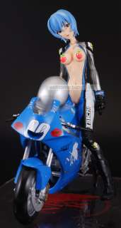 Evangelion Rei RQ with Motorcycle Resin model figure  