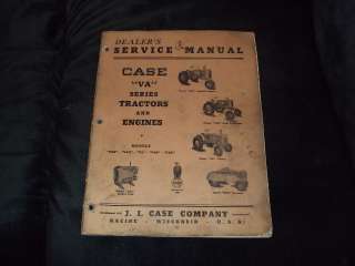 Orginal Case VA Series Tractor Dealers Service Manual  