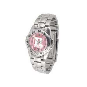  Rutgers Scarlet Knights Ladies Sport Watch with Steel Band 