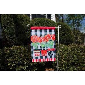  House Size Flag,Geraniums Patio, Lawn & Garden