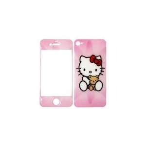   3D Cartoon Sticker Set for iPhone 4   Hello Kitty 