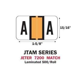 Jeter 7200 JTAM Series Alpha Roll Labels A Z Set Office 