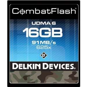  Delkin Devices 16Gb CombatFlash UDMA CompactFlash Card 