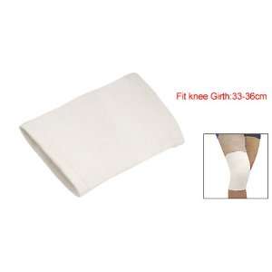  Como Sports Running White Elastic Knee Joint Support 