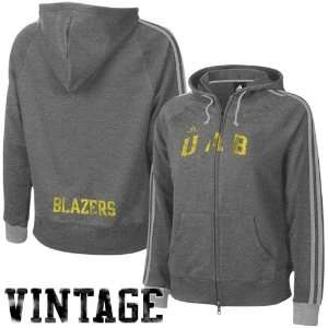   UAB Blazers Ladies Gray College Town Full Zip Hoody Sweatshirt Sports