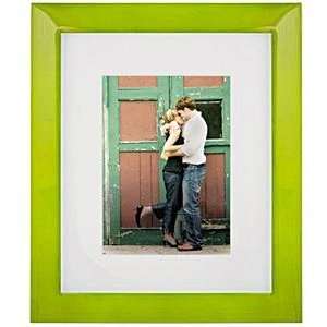  Green glazed metal frame with white mat by Dennis Daniels 