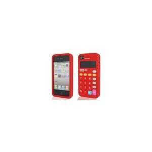   Silicone case cover calculator shape (Red): Cell Phones & Accessories