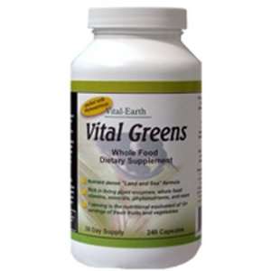  VITAL EARTH MINERALS Vital Greens 180 Capsules Health 