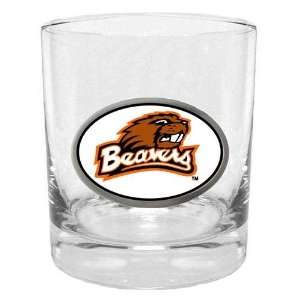  Oregon State Beavers NCAA Team Logo Double Rocks Glass 