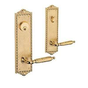   Textured Decorative Keyed Entry Plate Front Door