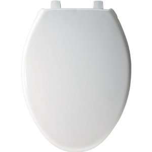  Bemis 1900000 Plastic Elongated Toilet Seat, White: Home 