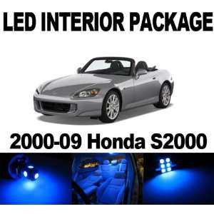 Honda S2000 2000 2009 BLUE 4 x SMD LED Interior Bulb Package Combo 