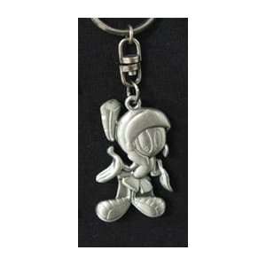  Looney Tunes Metal Plate Keychain   Marvin The Martian 