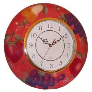    Sandys Orchard Collection Hand painted Wall Clock