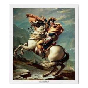  Napoleon Crossing the Alps Poster