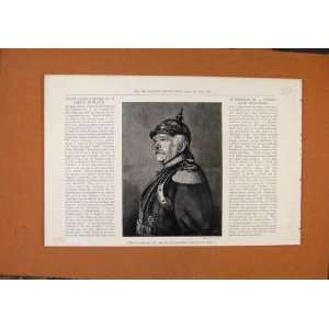  Prince Bismarck Portrait C1895 Illustrated London News 