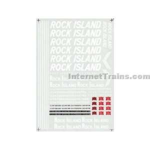   Scale Diesel Decal Set   Rock Island 1960 70 Toys & Games