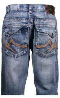 Pelle Pelle Mens Designer Jeans Spider Wash MSRP $78.00  