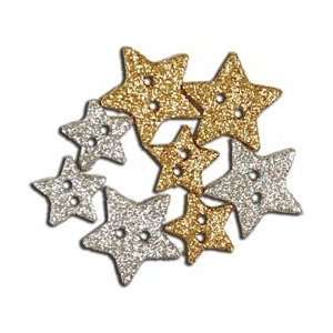  Blumenthal Lansing Favorite Findings Buttons Sparkly Stars 