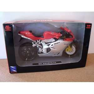  NEW RAY MV AGUSTA F4 1/12 SCALE DIE CAST MOTORCYCLE: Toys 