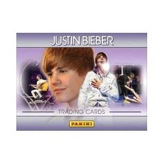 Justin Bieber Trading Cards 5 Cards and 1 Sticer Per Pack by Panini